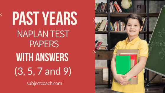 past years naplan test papers with answers