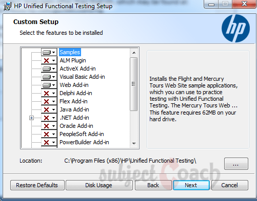 Step 7: Install QTP