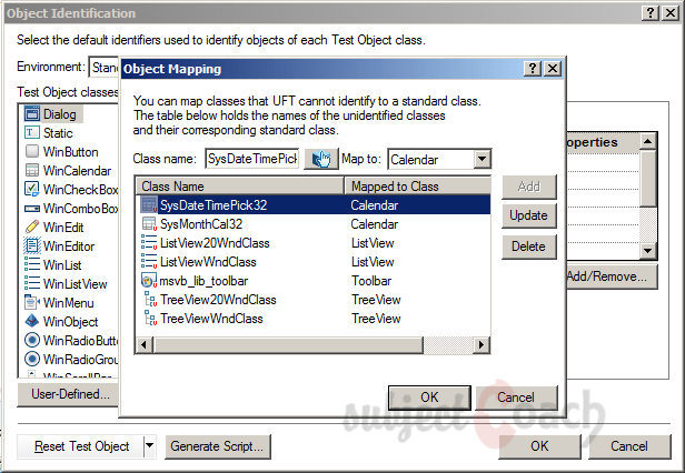 QTP Object Mapping