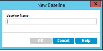 Enter baseline name: HP ALM