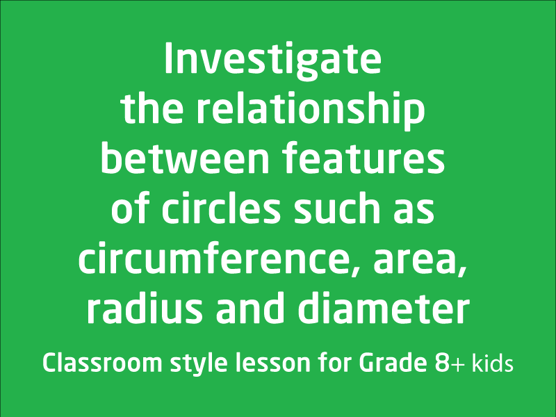 SubjectCoach | Relationship between features of circles