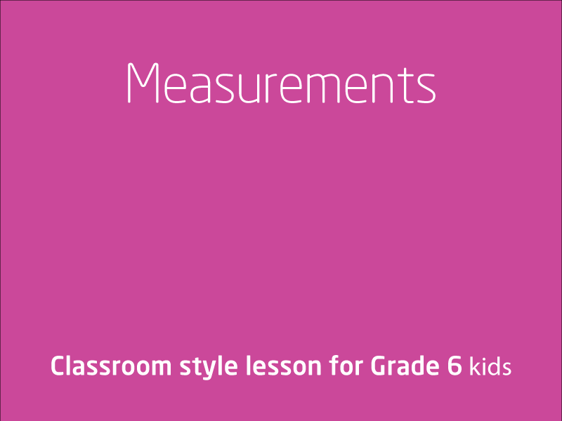 SubjectCoach | Connect decimal representations to the metric system