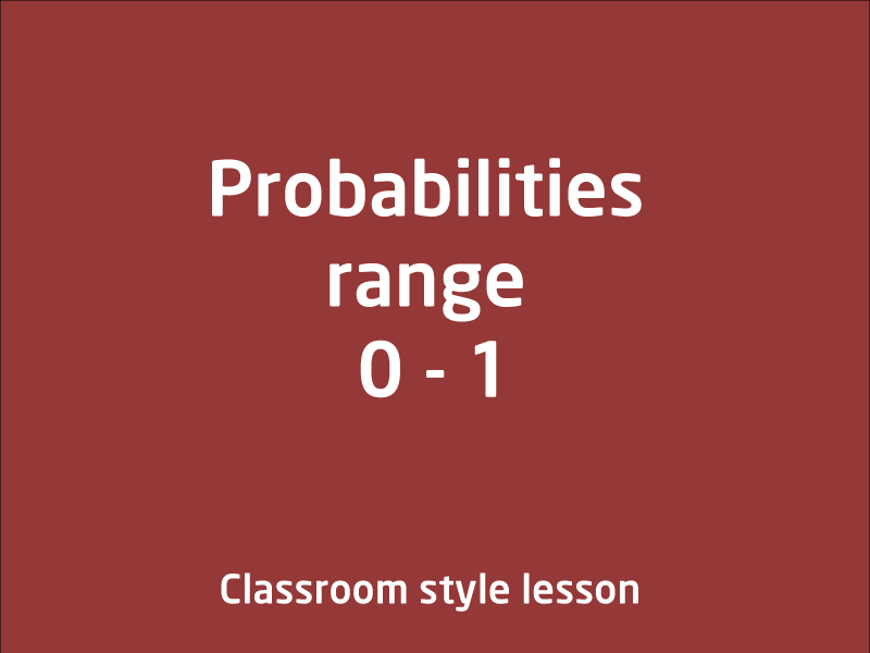 SubjectCoach | Probabilities range 0 - 1