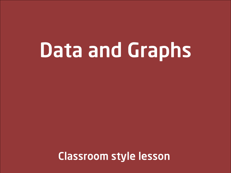 SubjectCoach | Data and Graphs