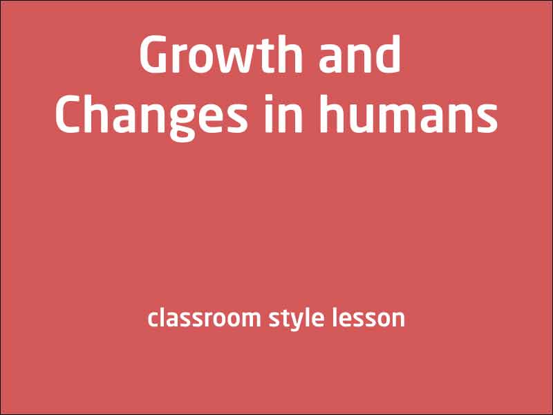 SubjectCoach | Human growth and characteristics