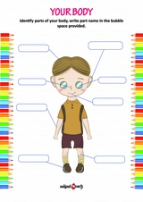 Label the human body parts