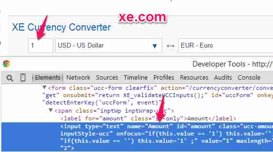 Selenium web driver get element by name example