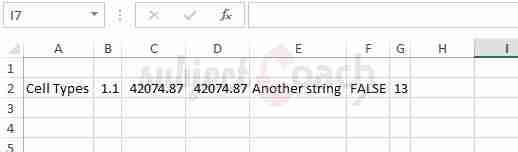 Apche POI cell write example