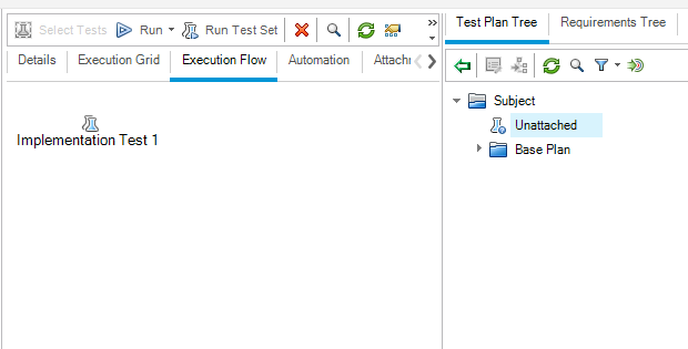 Execution Flow HP ALM