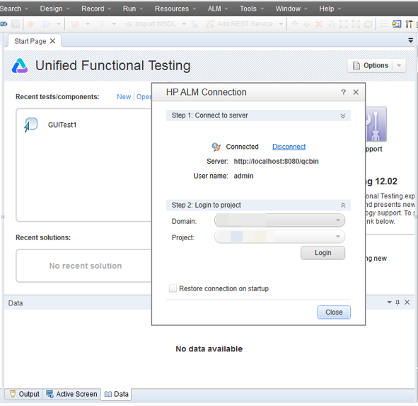 QC Connecting to HP ALM