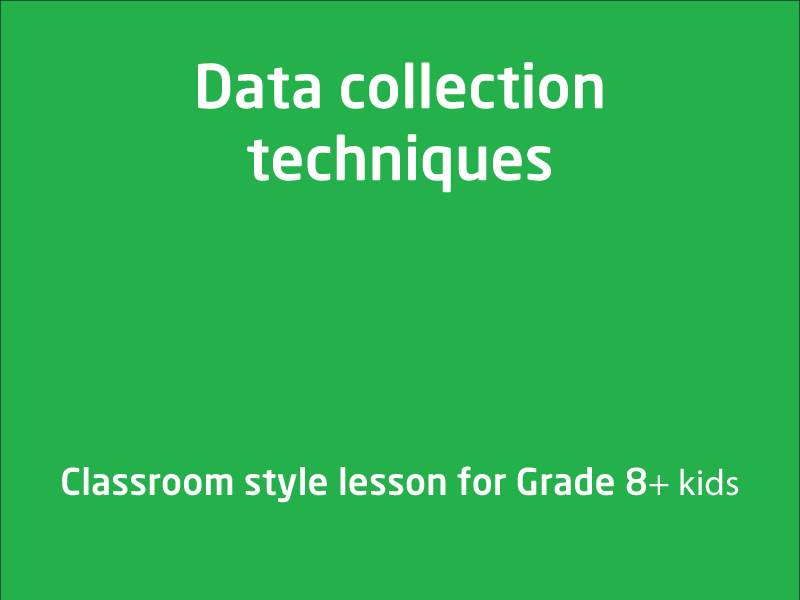 SubjectCoach | Statistics Data Collection Techniques