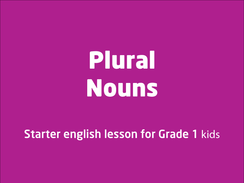SubjectCoach | What are Plural Nouns