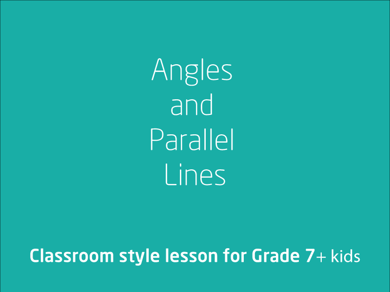 SubjectCoach | Investigate conditions for two lines to be parallel