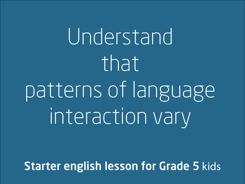 SubjectCoach | Patterns of language interaction vary