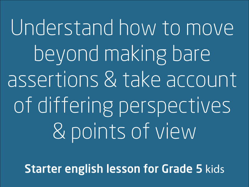 SubjectCoach | Taking account of differing perspectives and points of view