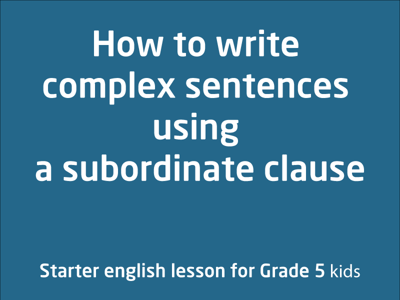 Independent And Subordinate Clauses: Teaching Grammar To, 43% OFF