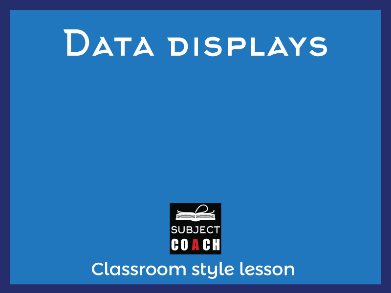 SubjectCoach | Data tables