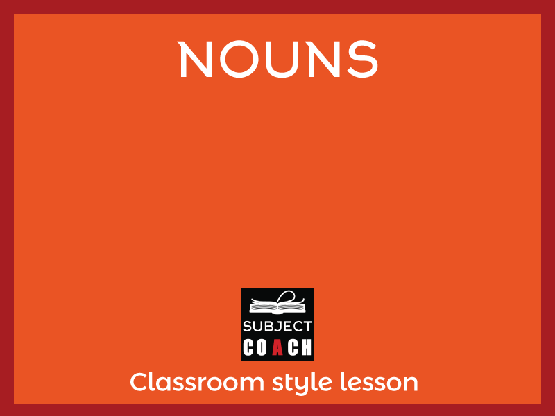 SubjectCoach | Nouns