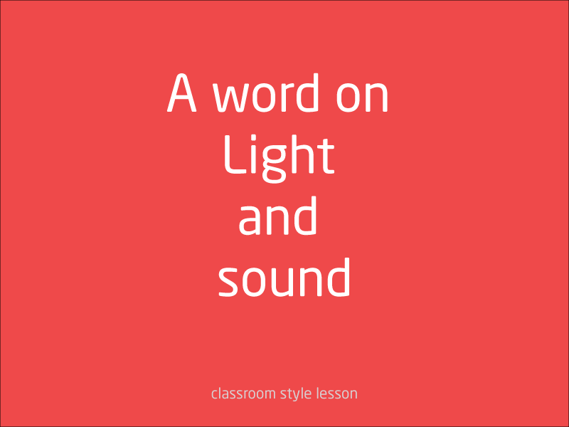 SubjectCoach | Light and sound are produced by a range of sources and can be sensed
