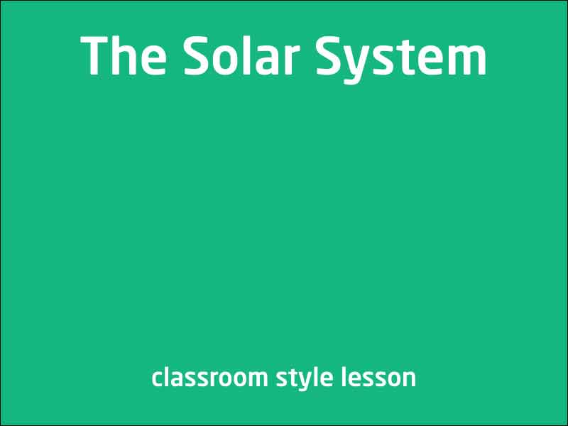 SubjectCoach | The Solar System