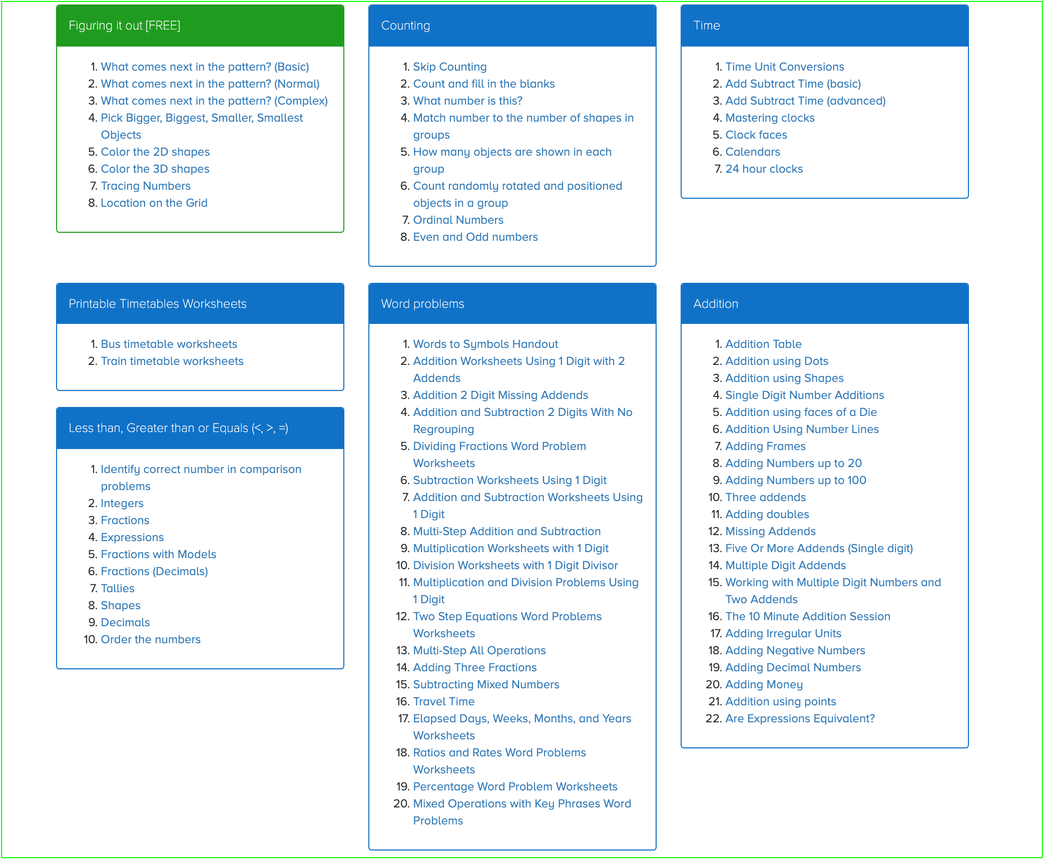 On Demand Maths & English Worksheet Generators