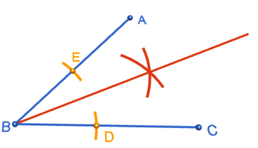 Using a Straight Edge and Compass to Bisect an Angle