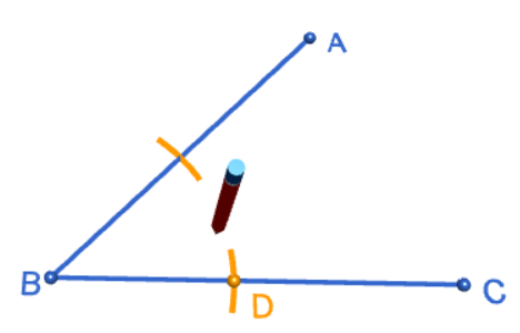 Using a Straight Edge and Compass to Bisect an Angle