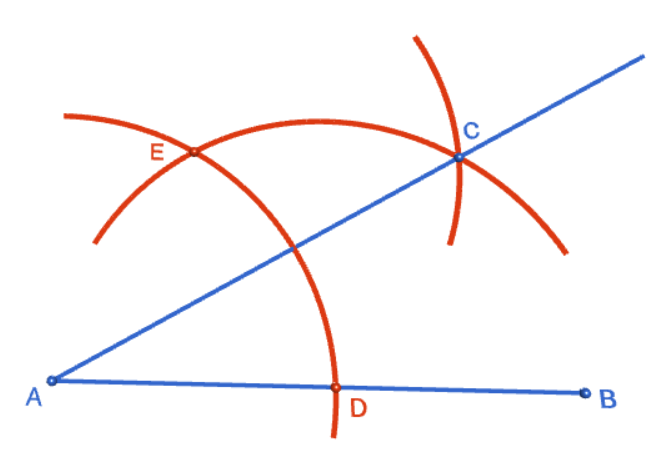 Constructing a 30 Degree Angle