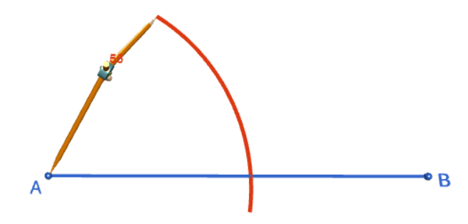 Constructing a 30 Degree Angle