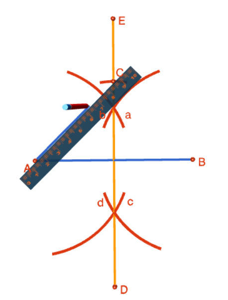 Constructing a 45 Degree Angle