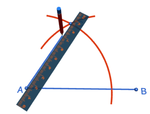 Constructing a 60 Degree Angle and an Equilateral Triangle