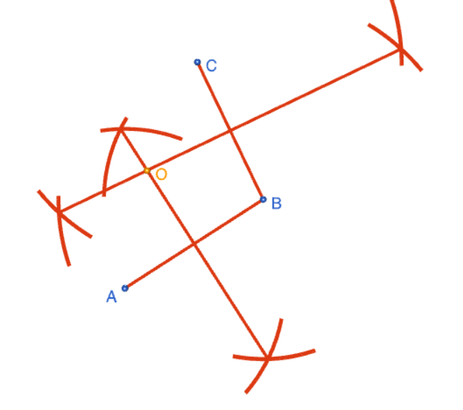 Constructing a Circle Through Three Given Points