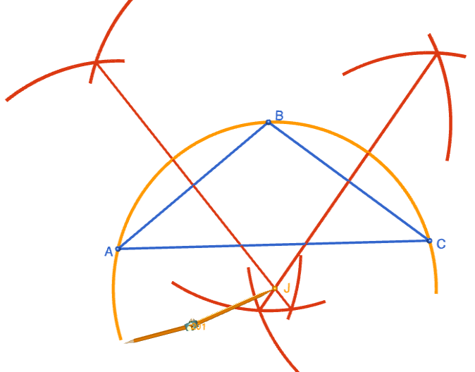 Constructing the Circumcircle of a Triangle