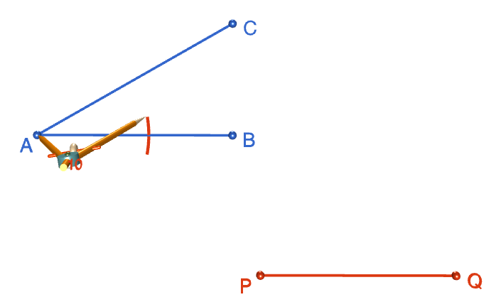 Using a Straight Edge and Compass to Copy an Angle