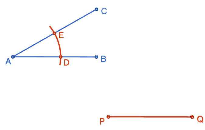 Using a Straight Edge and Compass to Copy an Angle