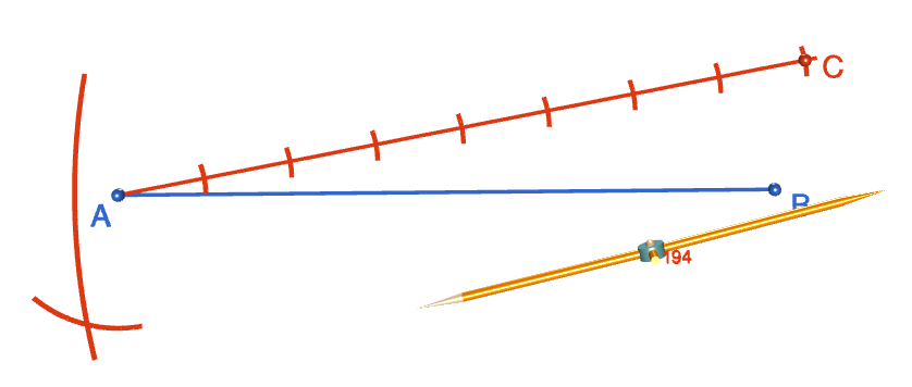 Construction: Dividing a Line Segment into N Equal Parts