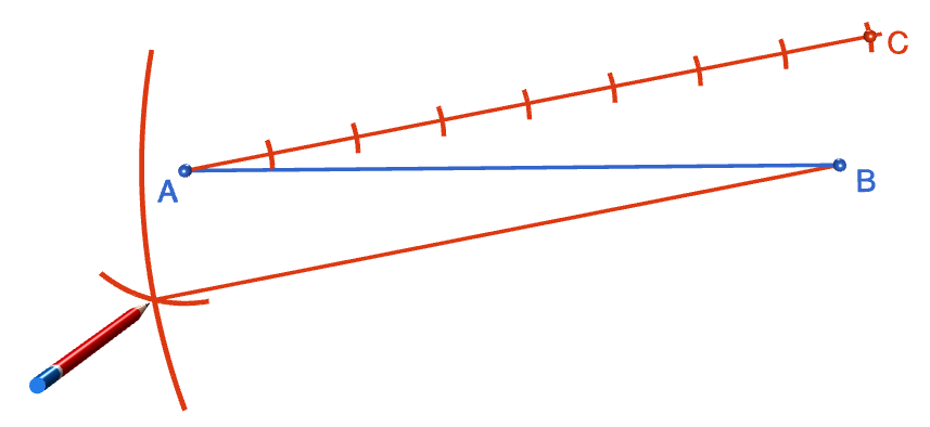 Construction: Dividing a Line Segment into N Equal Parts