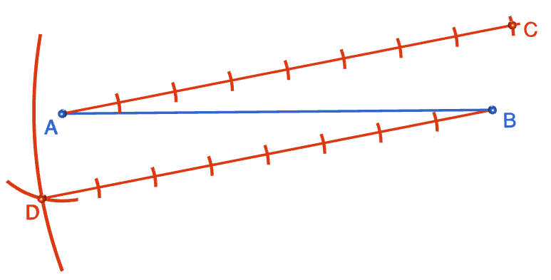 Construction: Dividing a Line Segment into N Equal Parts