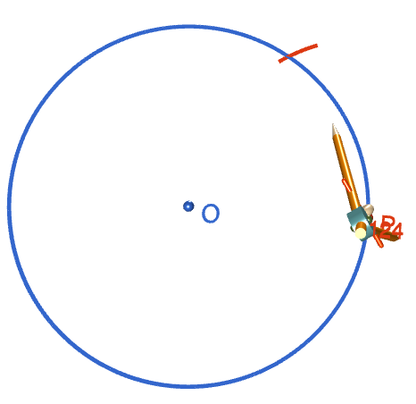 Constructing a Hexagon Inscribed in a Circle