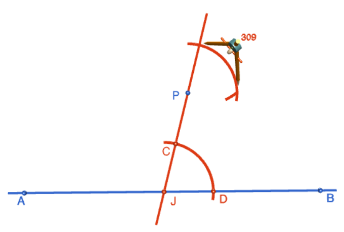 Constructing a Line Through a Point that is Parallel to a Given Line