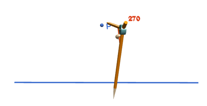 Constructing the Perpendicular to a Line Segment at a Point NOT on the Line Segment