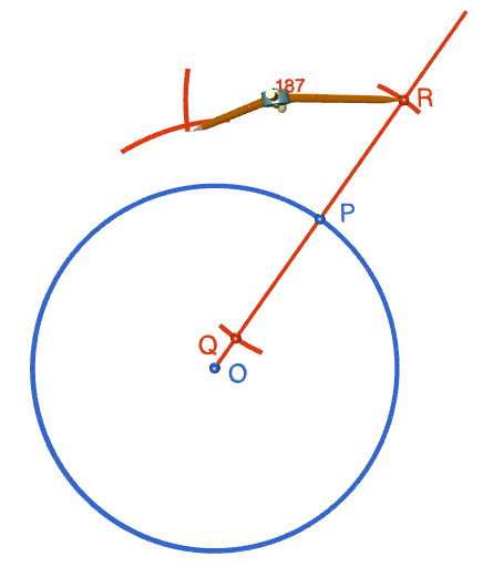 Constructing the Tangent at a Point on a Circle