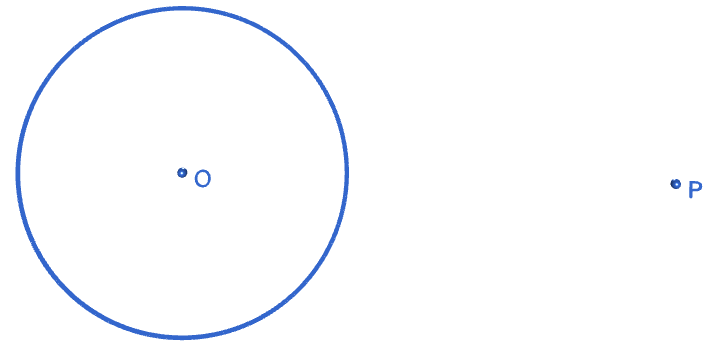 Constructing the Tangents to a Circle from an Exterior Point