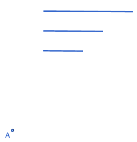 Constructing a Triangle with Sides of Three Given Lengths