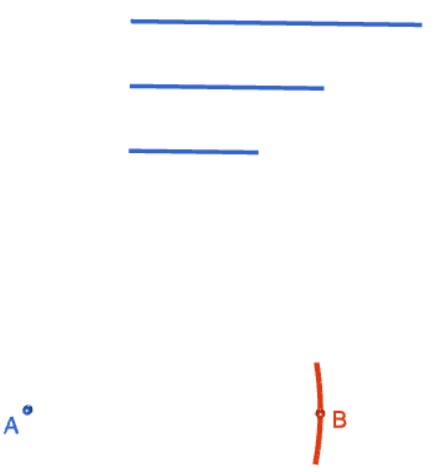 Constructing a Triangle with Sides of Three Given Lengths