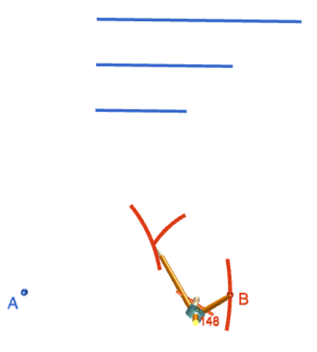 Constructing a Triangle with Sides of Three Given Lengths