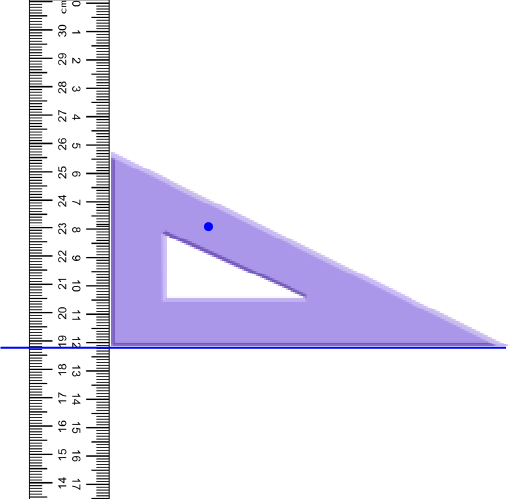 Using a Set Square and Ruler