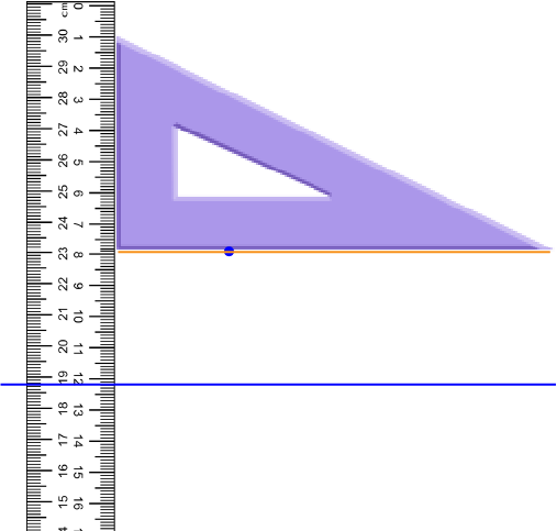 Using a Set Square and Ruler (1a)