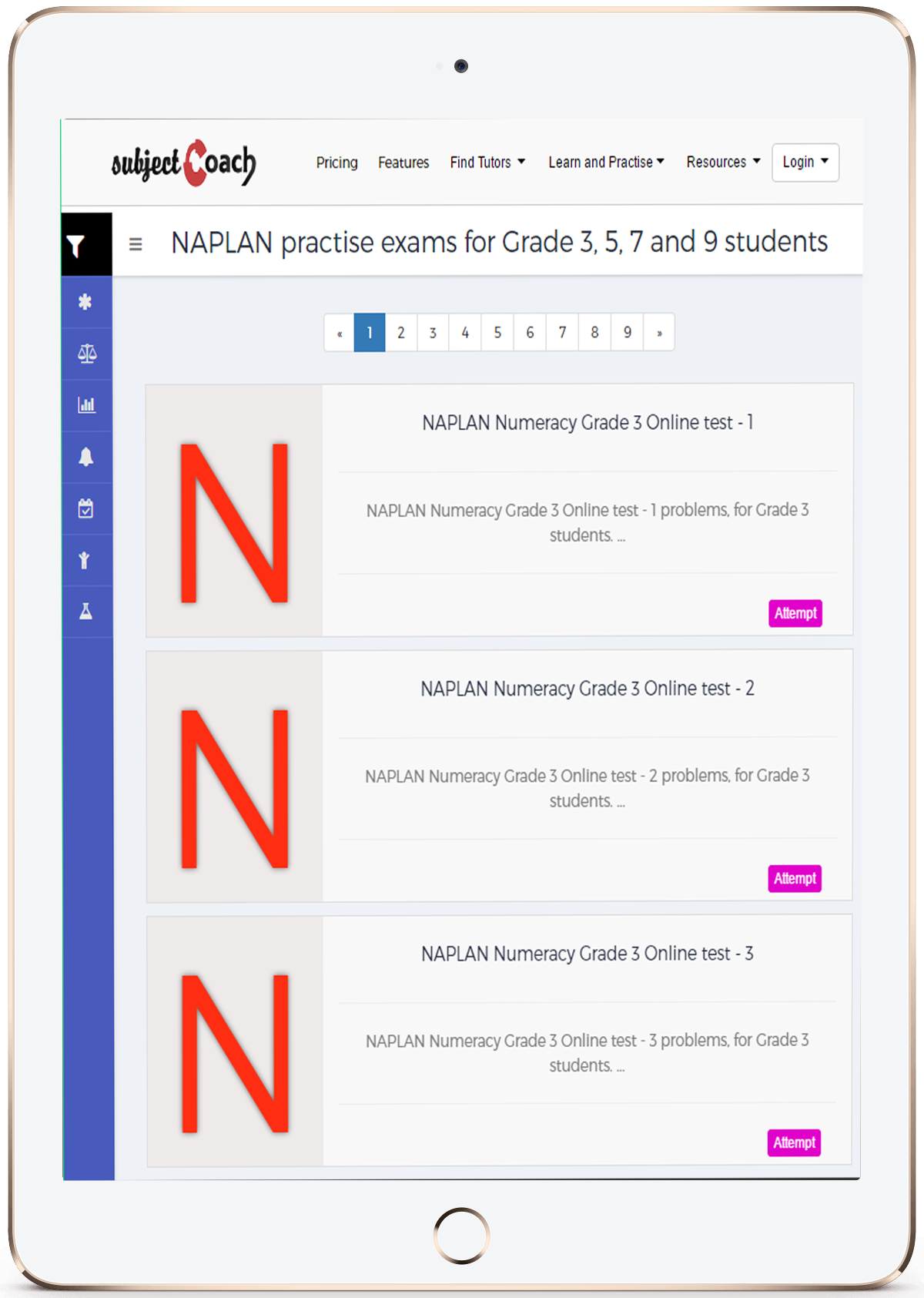 Online NAPLAN Practice