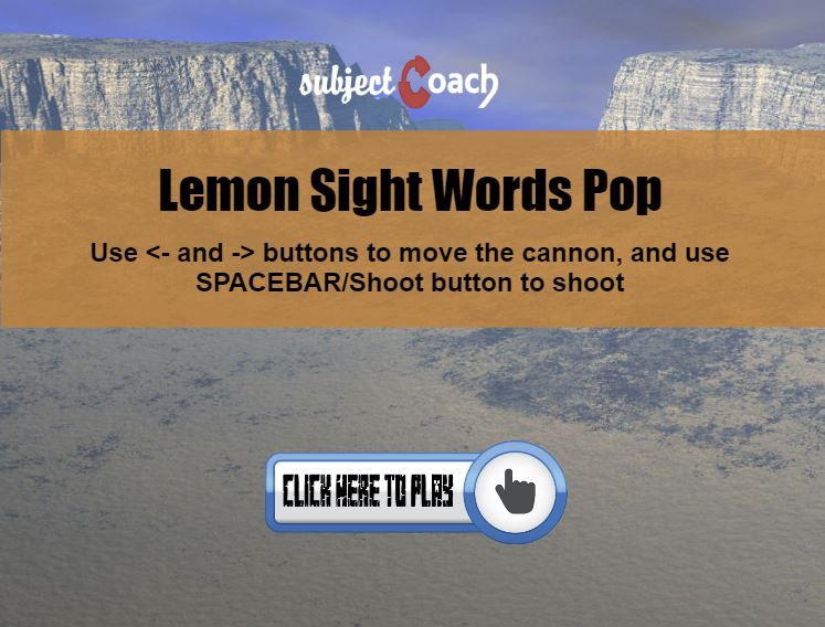 Learn lemon sight words